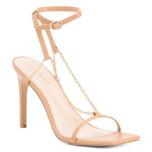BAMBOO Bracelet Chain Heel Sandals